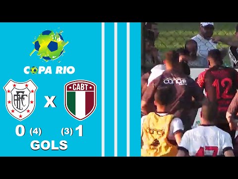 AMERICANO 0 (4)X(3) 1 BARRA DA TIJUCA - 1ª FASE - JOGO DE VOLTA - COPA RIO 2023