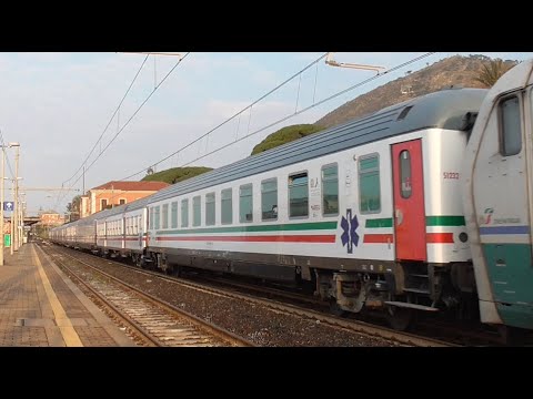 Trasferimento del TRENO SANITARIO da Milano Centrale a Roma Termini.