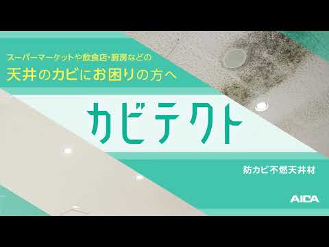 防カビ不燃天井材カビテクト