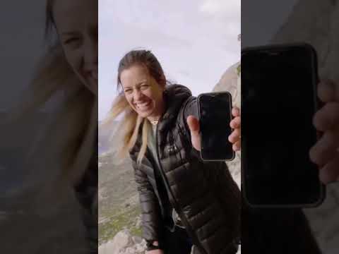 We dropped a phone in a Mous case while climbing and...