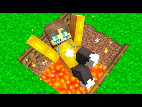 Crainer falls into a LAVA TRAP! (Minecraft Squid Island)