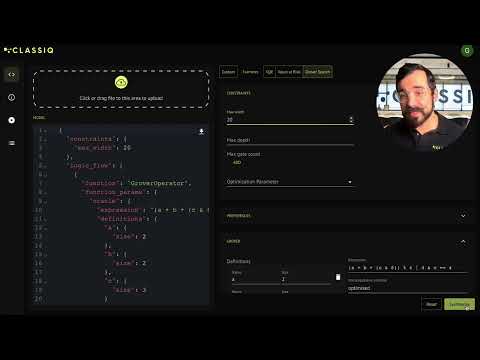 Solving Arithmetic Expressions with Grover's Algorithm on Classiq