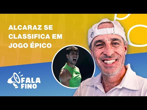 ALCARAZ QUALIFIES IN EPIC GAME! - FALA FINO