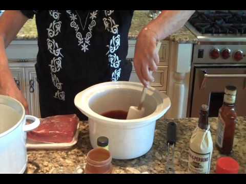Barbecue Beef Brisket - Crockpot Method