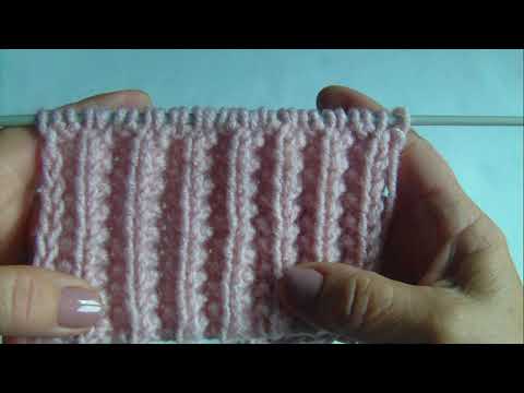 KNITTING PATTERNS - INTERESTING RIBBING PATTERN.