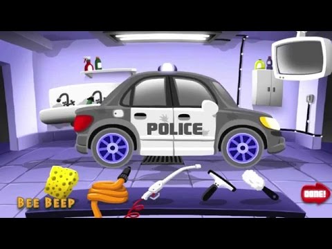 Мойка Машин, Мультик про Машинки Развивающая Игра для Детей. Police car,Ambulance