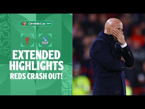 REDS CRASH OUT! 🏆 | Liverpool v Crystal Palace Extended Highlights