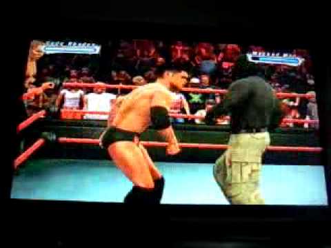 RAW vom 06.07.2009: Christian & Cody Rhodes vs. Kane & Masket Man: Part 1/2