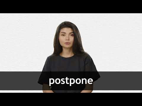 Qual é a diferença entre put off e postpone e delay ?