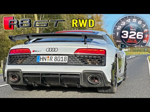 AUDI R8 GT | 0-320KMH / 0-200MPH | SOUND & TOP SPEED POV