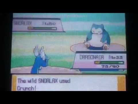 Catching snorlax in soulsilver