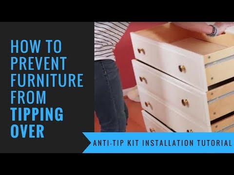 YouTube video about: How to anchor furniture without drilling?