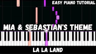 La La Land - Mia &amp; Sebastian's Theme (Easy Piano Tutorial)
