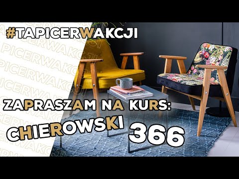 TAPICEROWANIE FOTELA 366 Chierowski - KULTOWY MEBEL PRL