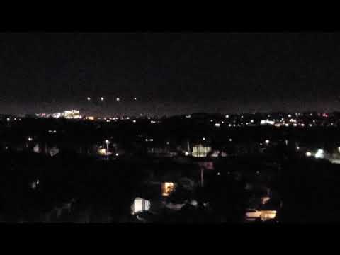 Weird lights over San Diego