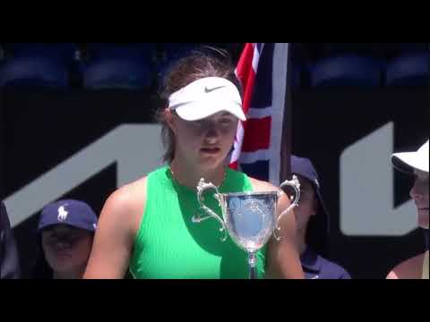 Renáta Jamrichová trophy ceremony 🏆