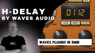 Video thumbnail for It's my go to Delay. Waves Audio Plugin in 5 min - H-Delay - Hybrid Delay #udiaudio by UDi Audio