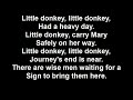 Little Donkey Song And Lyrics