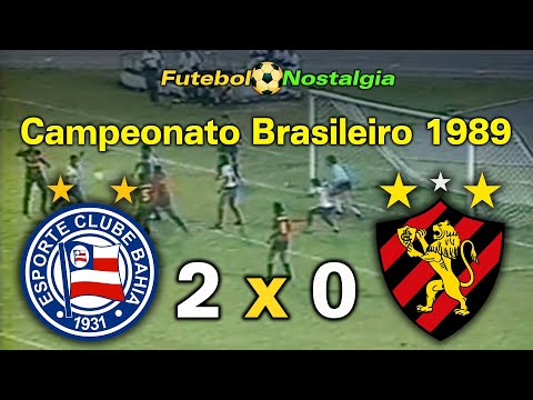 Bahia 2 x 0 Sport - 12-11-1989 ( Campeonato Brasileiro )