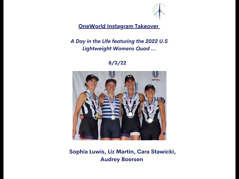 A "Day in the Life" featuring the 2022 U.S. Lightweight Womens Quad Instagram Takeover 8/3/22