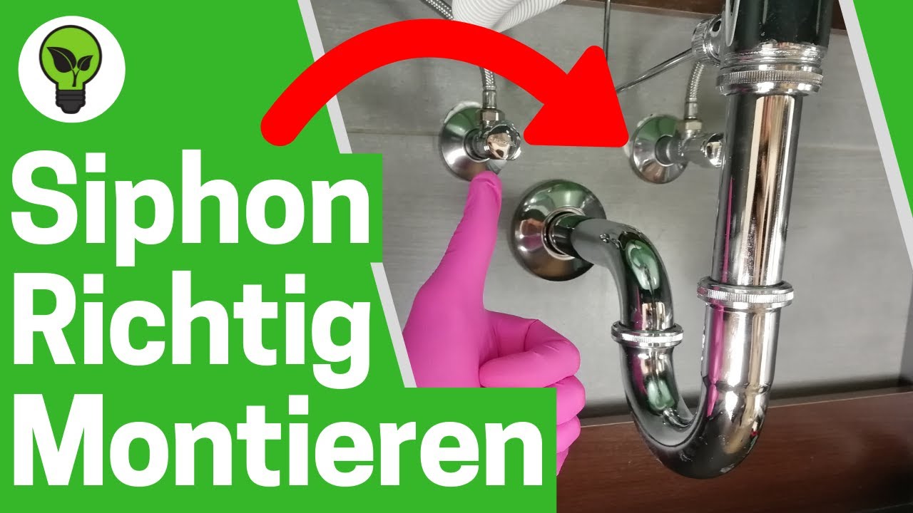 Siphon Montieren Waschbecken ✅ULTIMATIVE ANLEITUNG: Wie Waschtisch Röhrengeruchsverschluss Einbauen