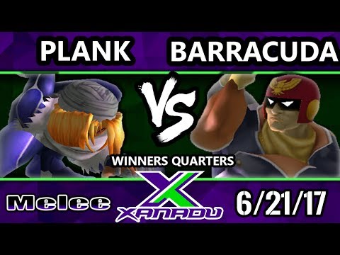 S@X 207 - Plank (Sheik) Vs. Barracuda (Captain Falcon) - Smash Melee Winners Quarters - SSBM