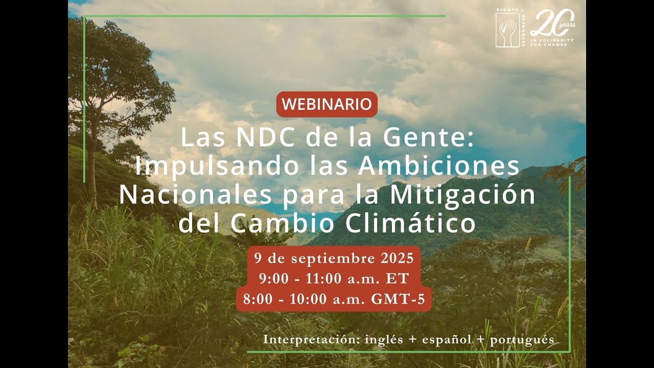 Las NDC de la Gente: Impulsando las Ambiciones Nacionales para la Mitigación del Cambio Climático