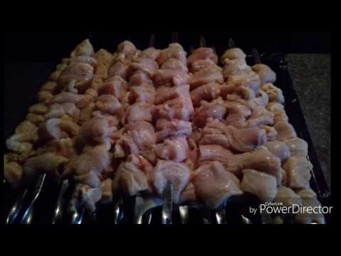 Russisches Schaschlik Rezept mit Weißwein super schnell und Lecker