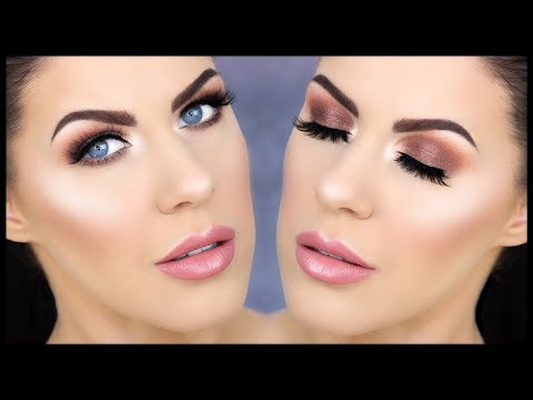 GET READY WITH ME!! | GLOWING BRONZE MAKEUP THAT WILL LAST ALL DAY!!