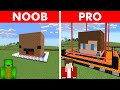Mikey Vs JJ MOST DANGEROUS PRISON BUILD CHALLENGE