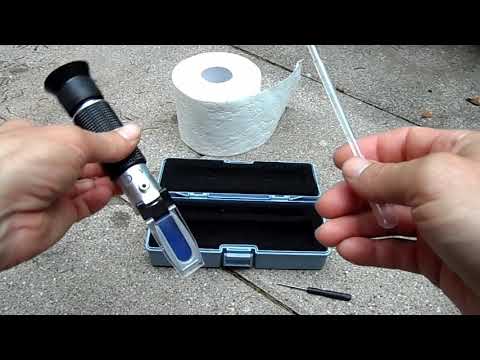 Refraktometer: Kalibration, Messung und Reinigung