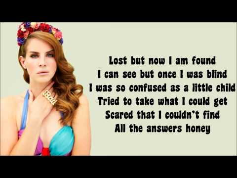 Lana Del Rey - Born to Die Lyrics Video
