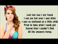 Lana Del Rey - Born to Die Lyrics Video