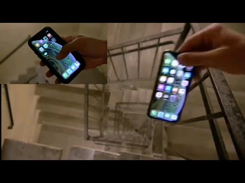 Dropping iPhone Xs Max from a spiral staircase of 300 feet in depth! Will it survive?