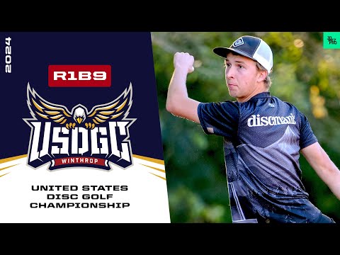 2024 United States Disc Golf Championship | MPO R1B9 | Dickerson, Klein, Robinson, Mäkelä | JomezPro