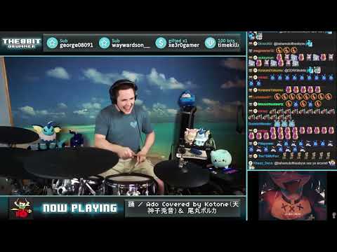 The8BitDrummer // Ado - Odo (Tenjin Kotone & Omaru Polka cover)