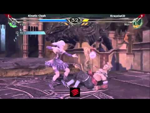 Evo 2013 Soul Cailbur V: KrayzieCD (Maxi) vs Kinetic Clash (Viola)