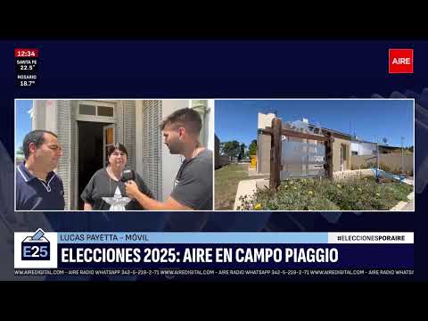 Elecciones en Campo Piaggio: baja participación pero tranquilidad en la jornada electoral