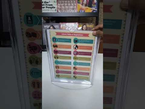 Acrylic Table Stand - Acrylic Display Stand A4 Size Manufacturer from ...