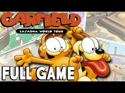 Garfield: Lasagna World Tour - FULL GAME walkthrough | Longplay