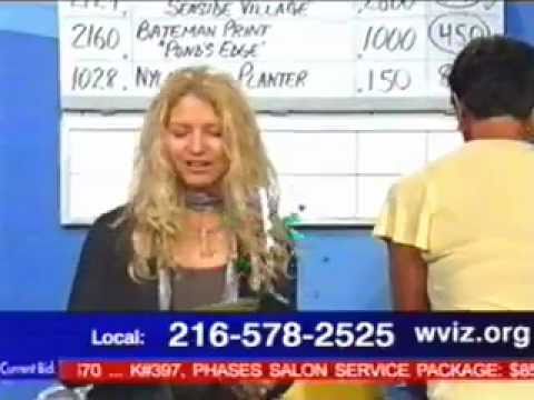 Stephen Lafuda wins Nyland Cat Planter on the WVIZ Auction A Board May 19 2011 with a huge overbid