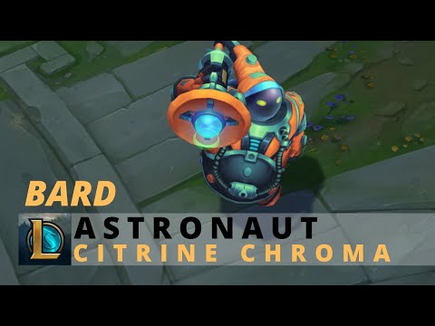 Astronaut Bard Citrine Chroma - League Of Legends