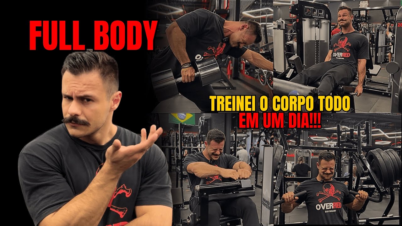 TREINO FULL BODY NA PRÁTICA (insano)