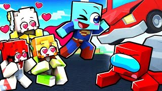 Jugando como UN SUPERHÉROE BEBÉ para Ligar con Chicas en Minecraft!