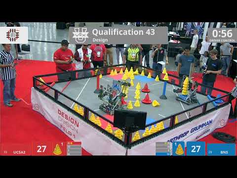 2018 VEXU Design Q43 - UCSA2 vs BNS - 53 to 84