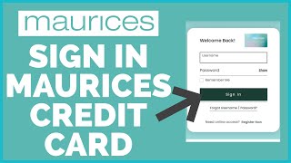 Maurices Credit Card Login: How To Sign In Maurices Credit Card 2022
