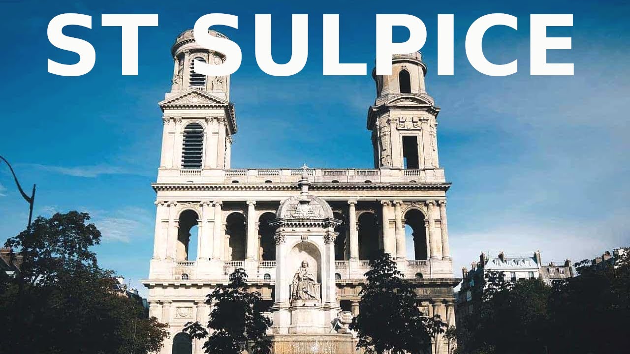 Embark on an enthralling walking tour of the majestic Saint-Sulpice Church.