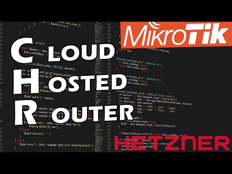Installing Mikrotik Cloud Hosted Router (CHR) on Hetzner