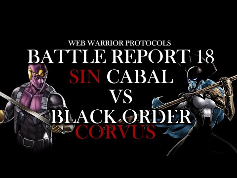 Marvel Crisis Protocol battle report 18 - Sin Cabal Vs Corvus Black Order