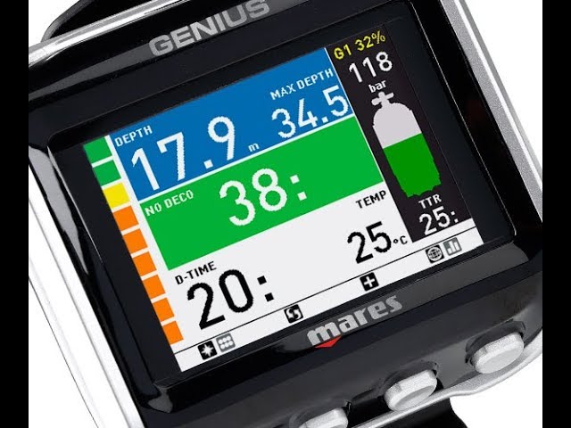 Ordinateur de plongée Mares Genius vidéo